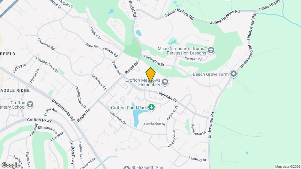 1617 Mt Airy Ct Map and Location Details