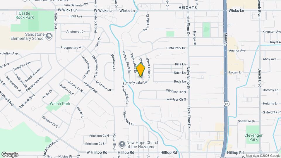 1218 Crystal Lake Ln Map and Location Details