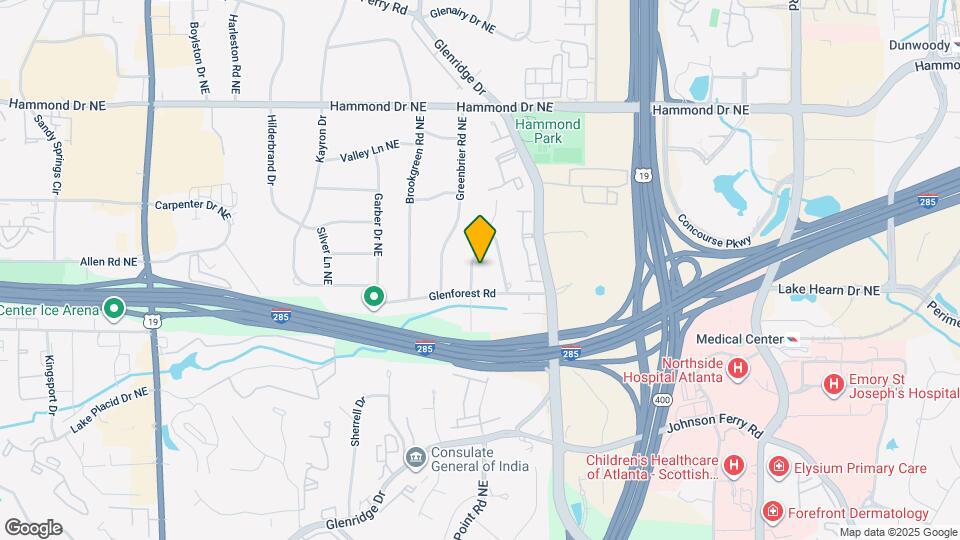 5805 Pine Brook Rd NE Map and Location Details