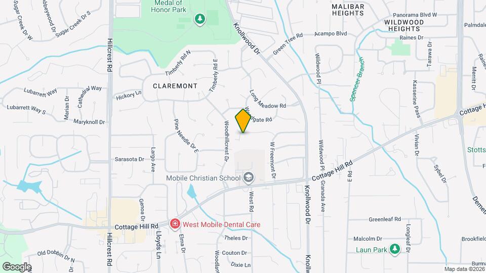5909 Cansler Dr Map and Location Details