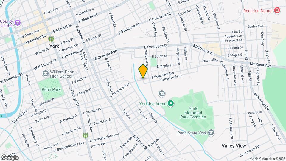 516 E Boundary Ave Map and Location Details