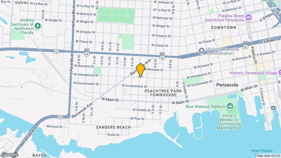 306 S F St Mapa y Detalles de la Ubicación