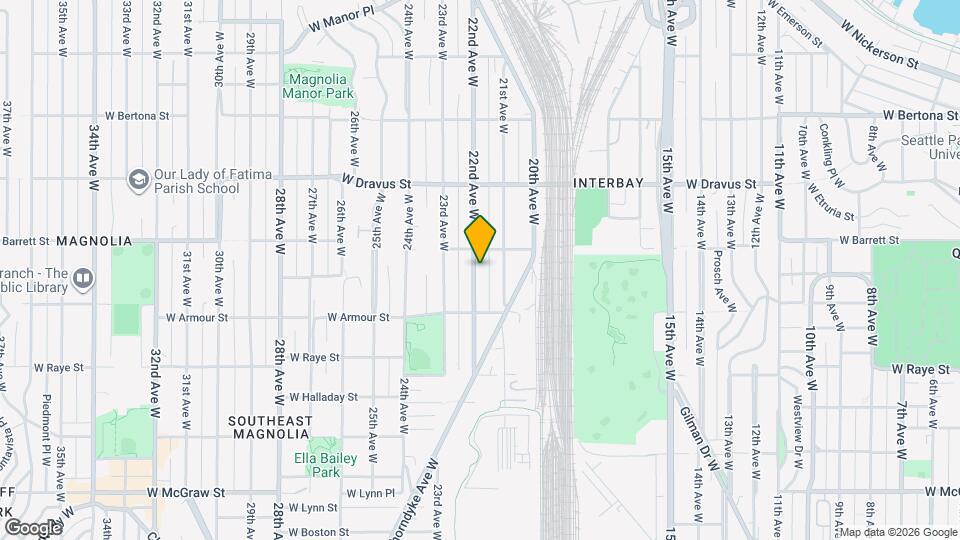 2840 22nd Ave W Map and Location Details