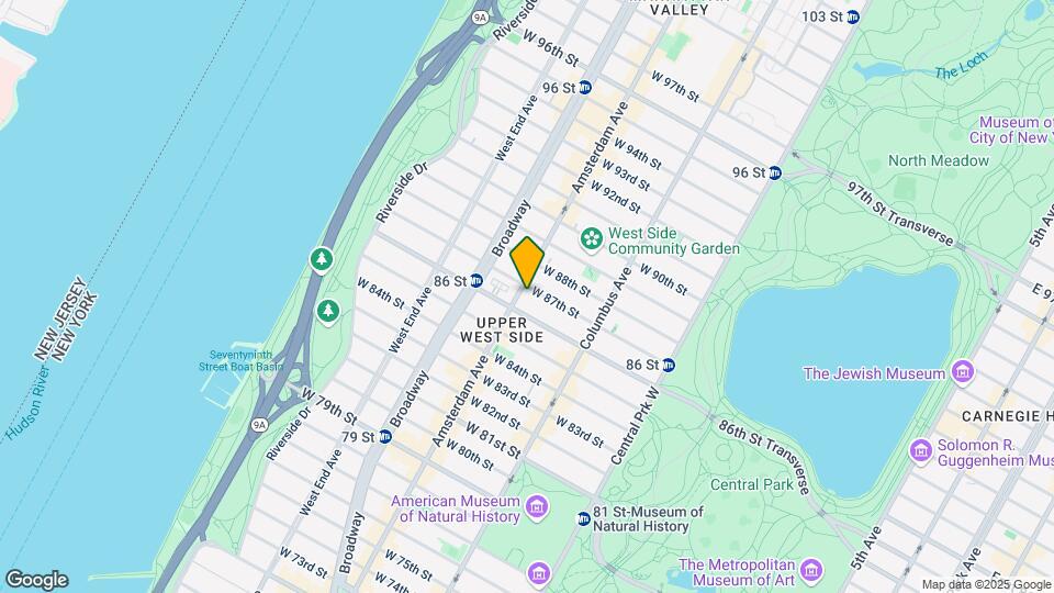 176 W 87th St Mapa y Detalles de la Ubicación