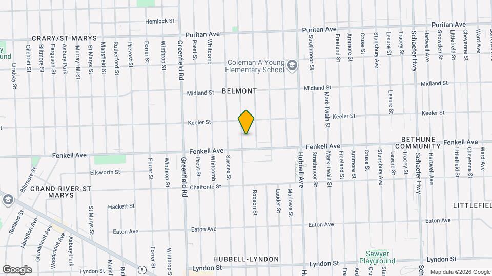 15330 Coyle St, Unit 1 Mapa y Detalles de la Ubicación