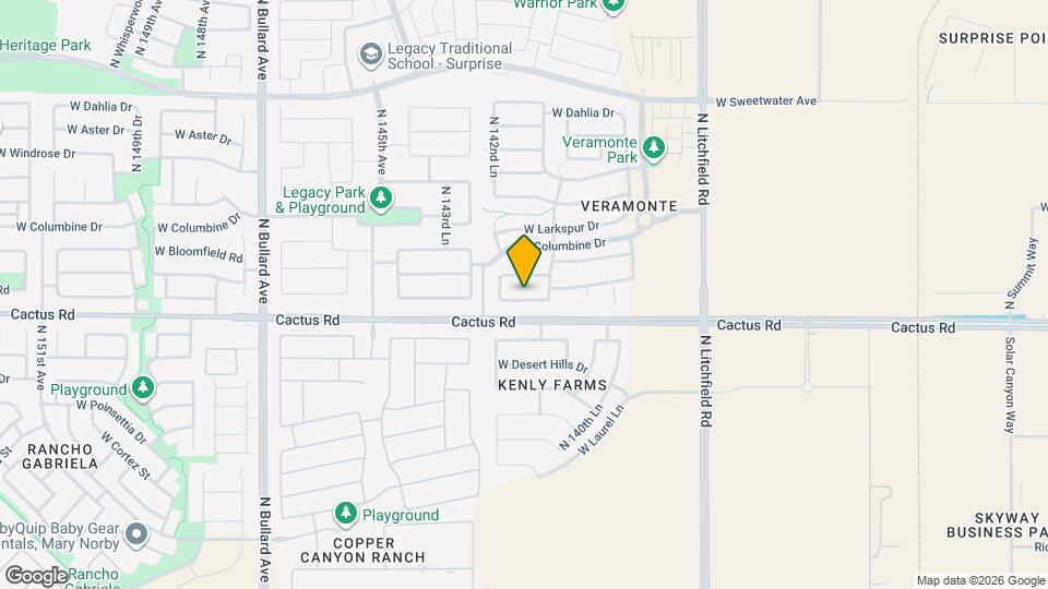 14226 W Wethersfield Rd Map and Location Details