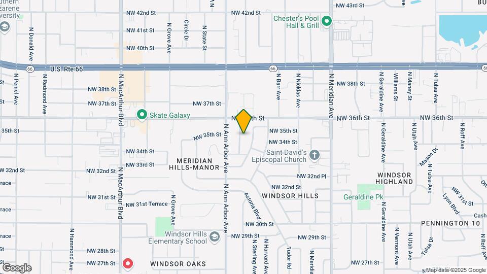 3516 N Ann Arbor Pl Map and Location Details
