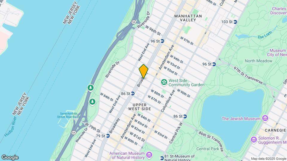 216 West 89th Street Map and Location Details