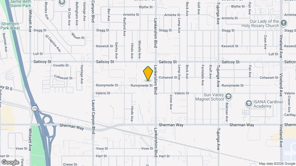 11731 Runnymede St, Unit 3 Mapa y Detalles de la Ubicación