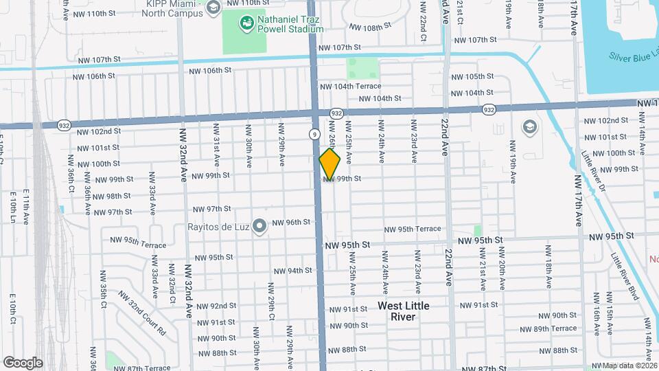 9828 NW 26th Ave Map and Location Details