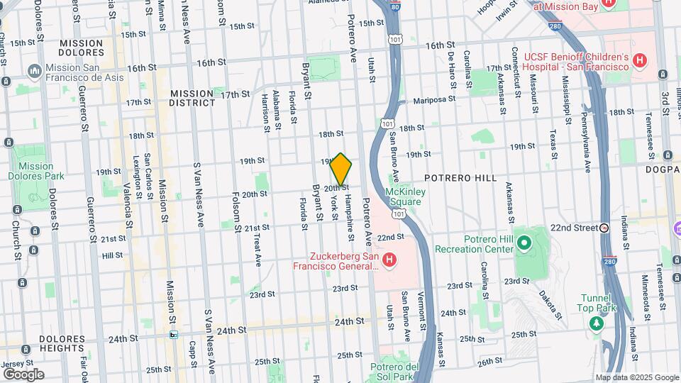 2721 20th St Map and Location Details