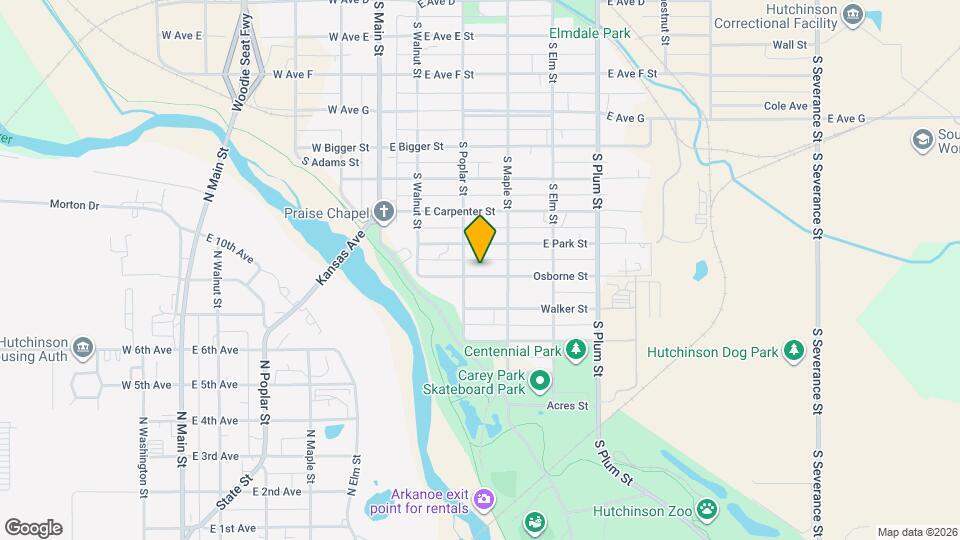 208 Osborne St Map and Location Details