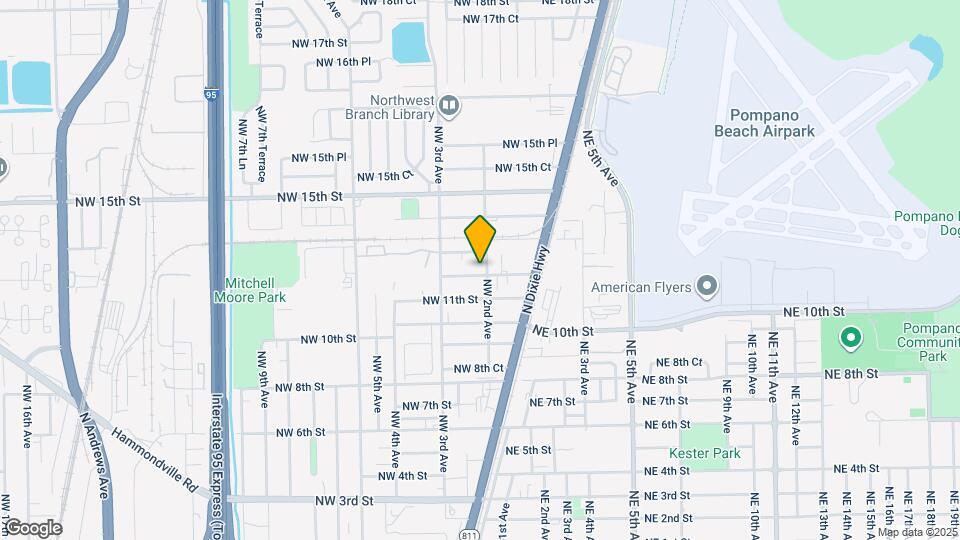 205 NW 12th St Map and Location Details