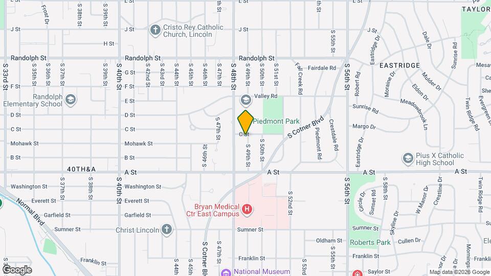 1201 S 49th St Map and Location Details