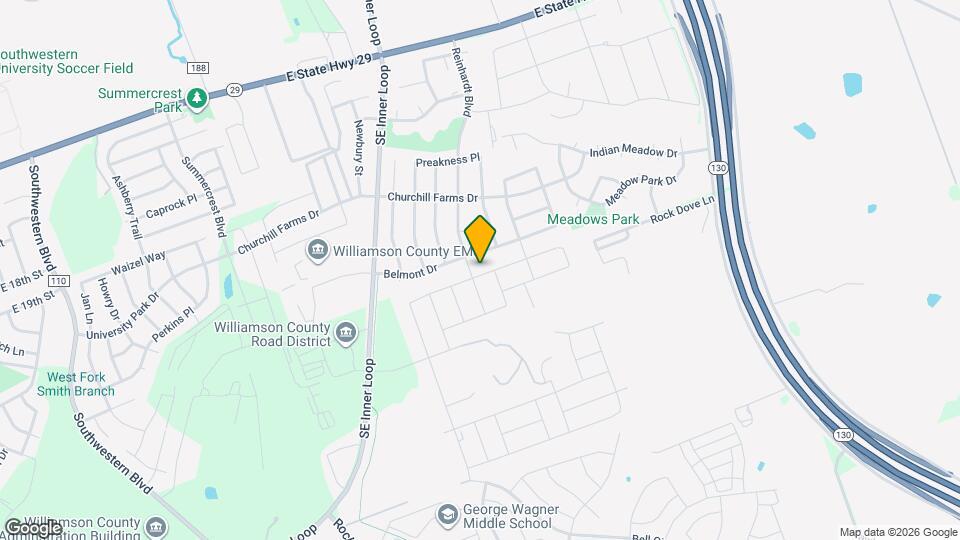 1612 Cliffbrake Wy Map and Location Details