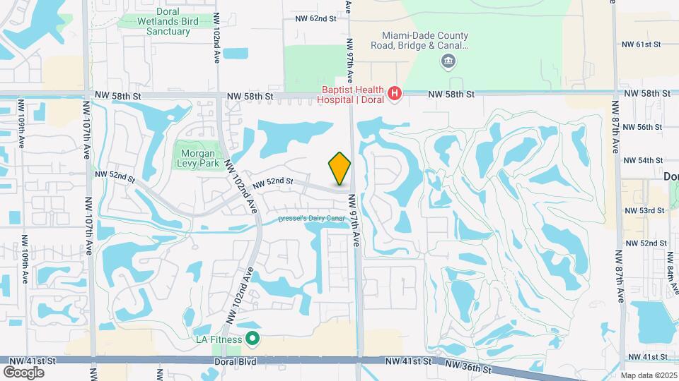 9755 NW 52nd St Map and Location Details