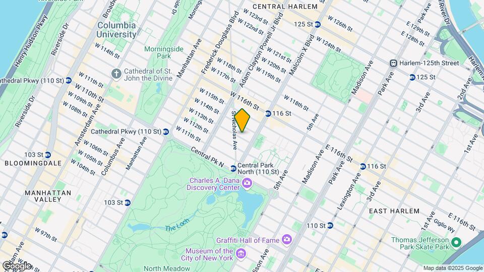 113 W 113th St Map and Location Details