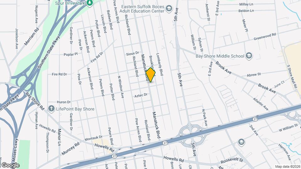 1 Huron Dr Map and Location Details