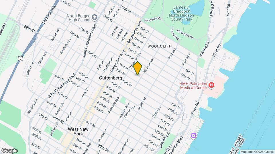 307 71st St Map and Location Details