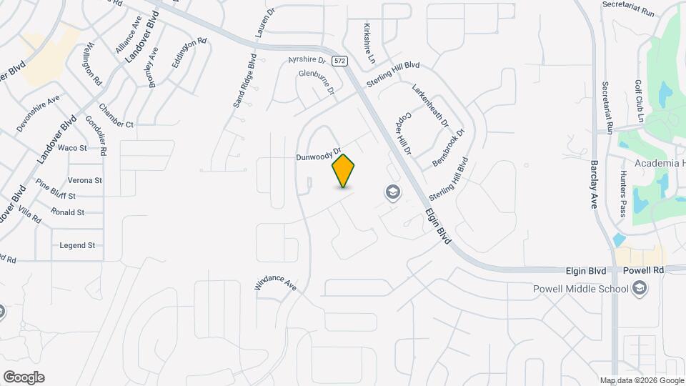 13755 Covey Run Pl Map and Location Details