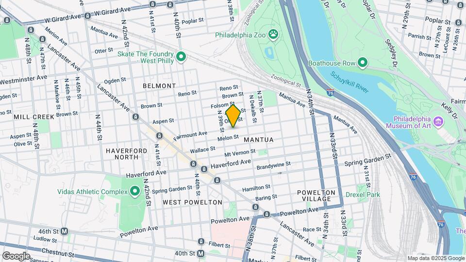 3842 Fairmount Ave Map and Location Details