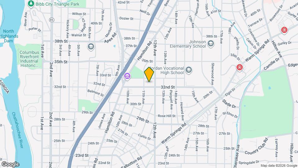 1113 32nd St Map and Location Details