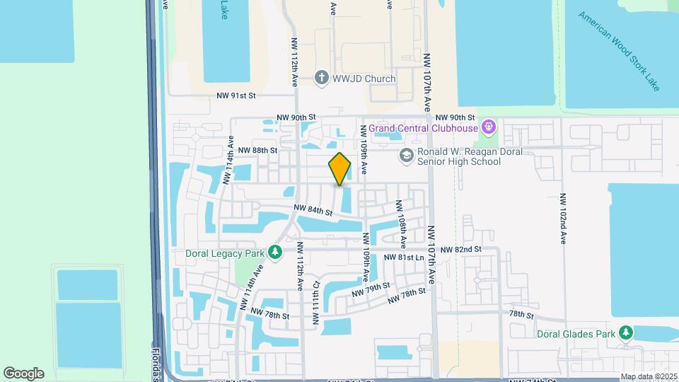 8551 NW 110th Ave Map and Location Details