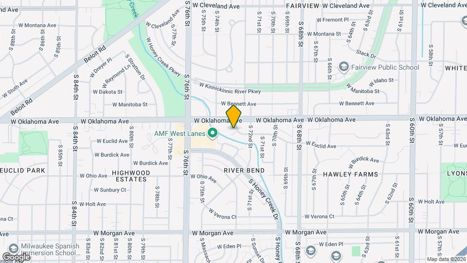 7251 W Lakefield Dr Map and Location Details