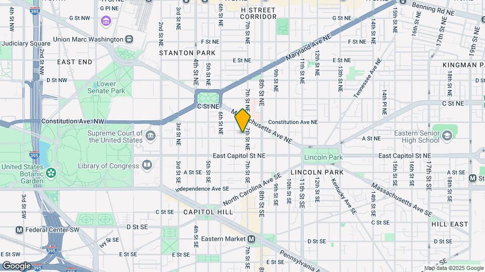 650 A St NE Map and Location Details