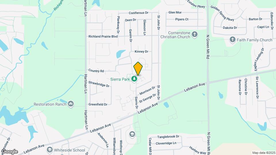2611 Sierra Dr Map and Location Details
