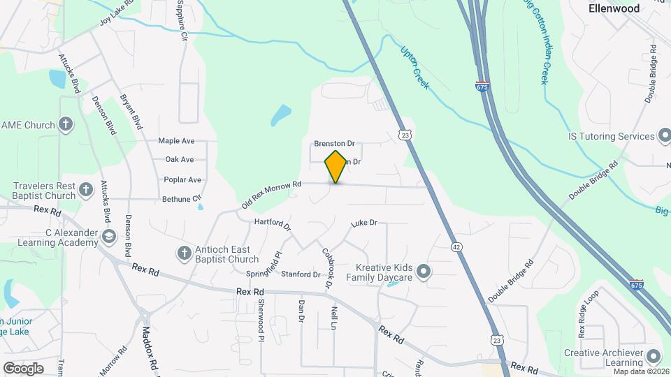 2617 Old Rex Morrow Rd Map and Location Details