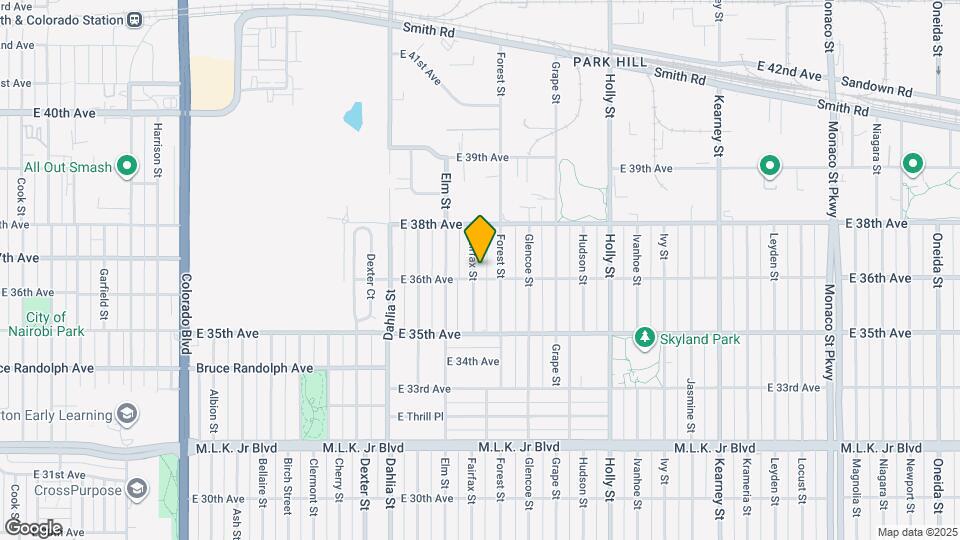 3610 Fairfax St Map and Location Details