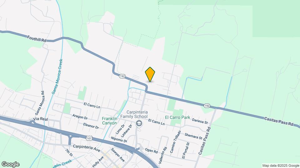 4996 Foothill Rd Map and Location Details