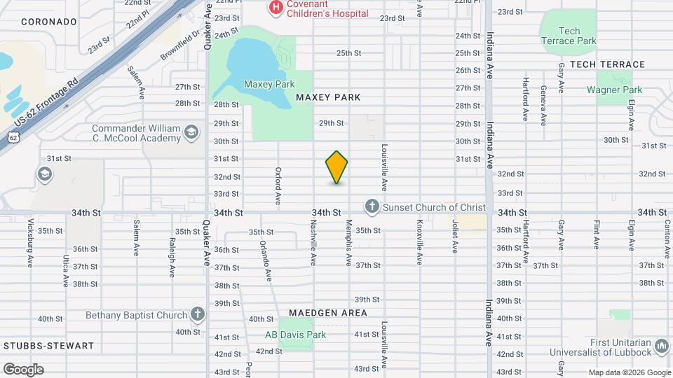 3808 33rd St Map and Location Details