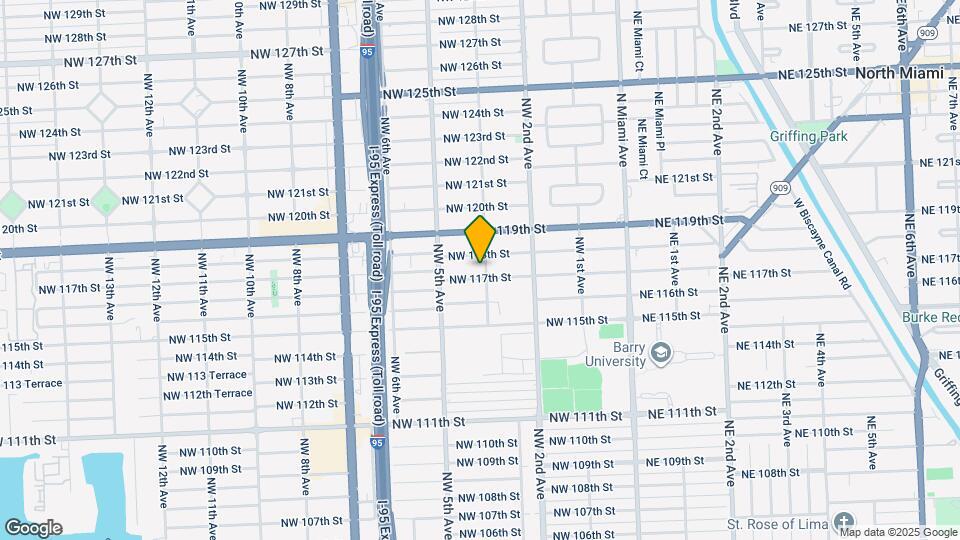 11712 NW 3rd Ave Map and Location Details