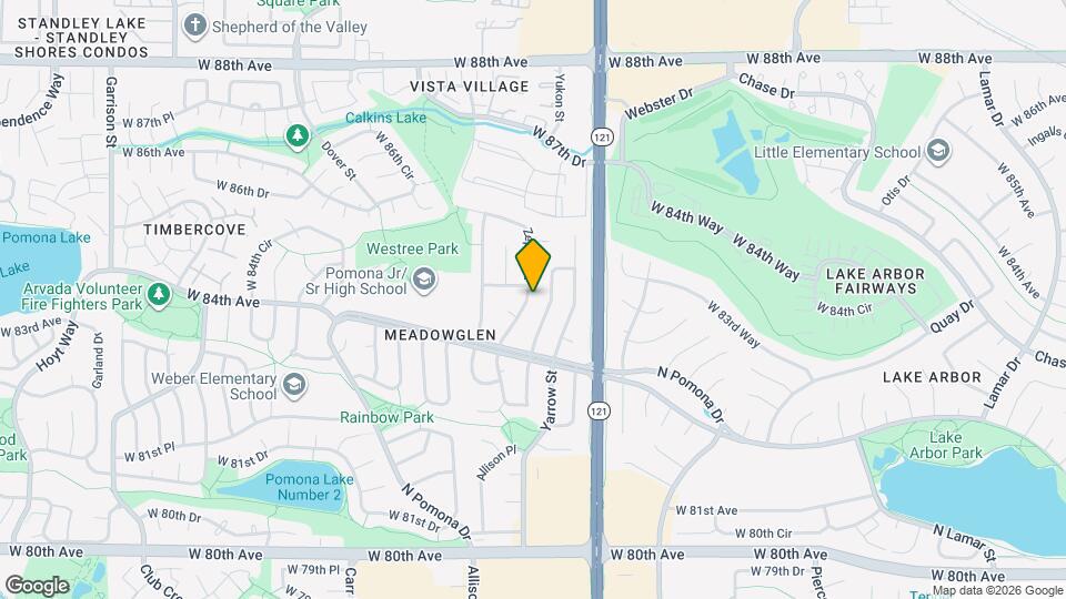 8386 Zephyr St Map and Location Details