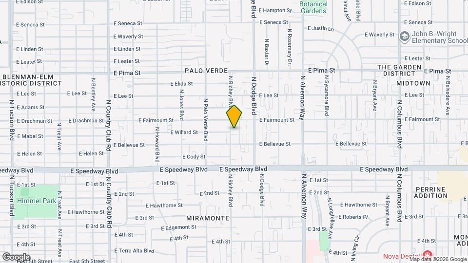 1304 N Richey Blvd Map and Location Details