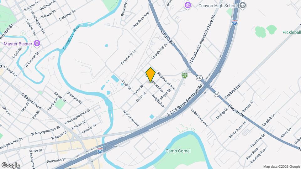 859 Oasis St Map and Location Details