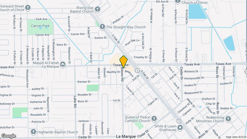 203 Beatrice Map and Location Details