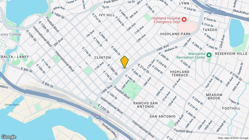 1332 E 19th St Mapa y Detalles de la Ubicación
