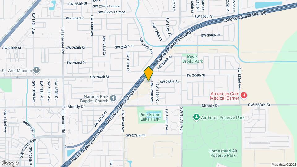 12912 SW 265th St Map and Location Details