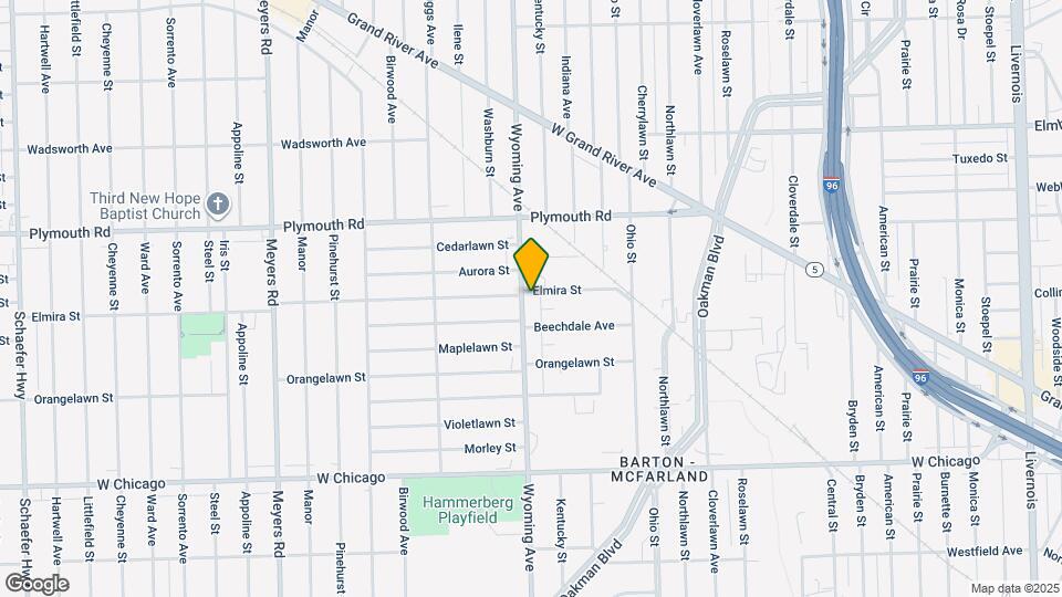 8751 Elmira St Map and Location Details