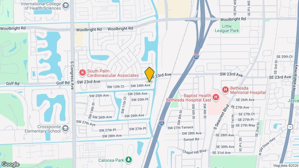 1003 SW 24th Ave Map and Location Details