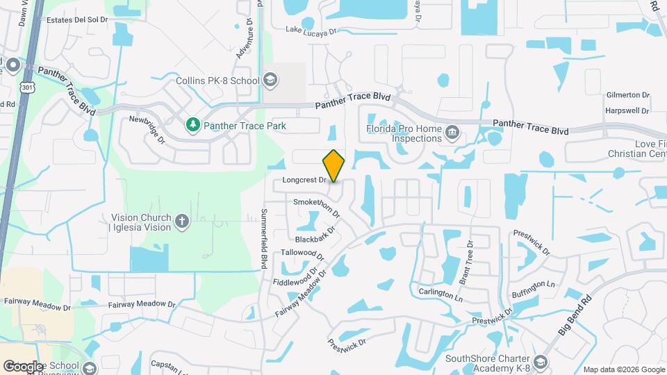 12605 Longcrest Dr Map and Location Details