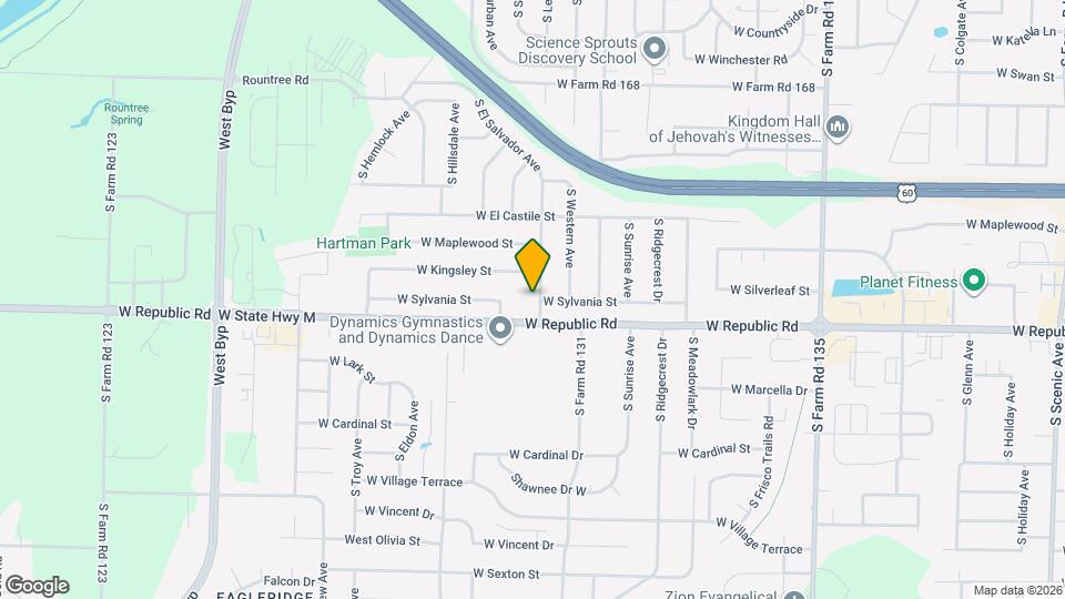 4159 S El Salvador Ave Map and Location Details