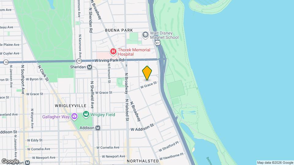 644 W Grace St, Unit J04P Map and Location Details