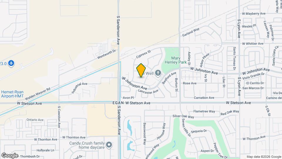 958 Stratford Way Map and Location Details