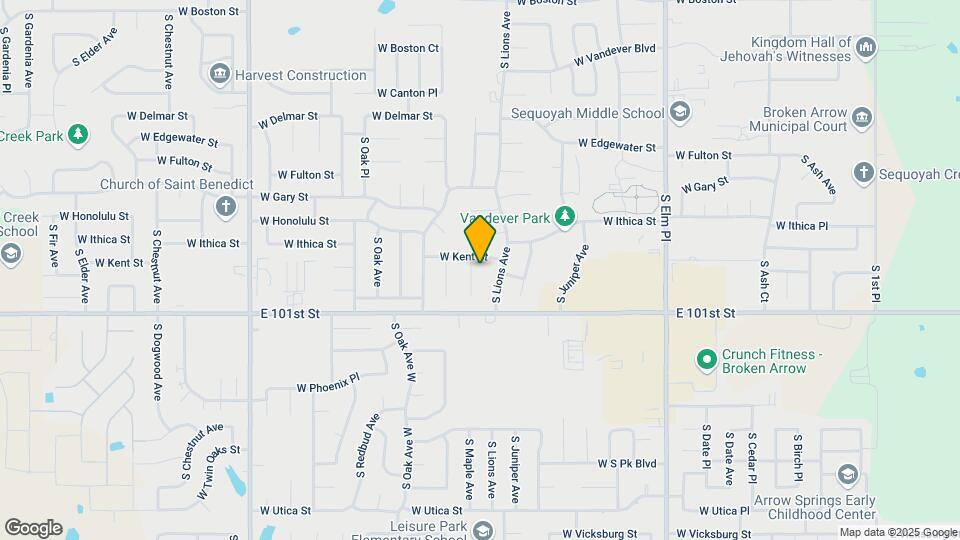 3105 S Maple Ave Mapa y Detalles de la Ubicación