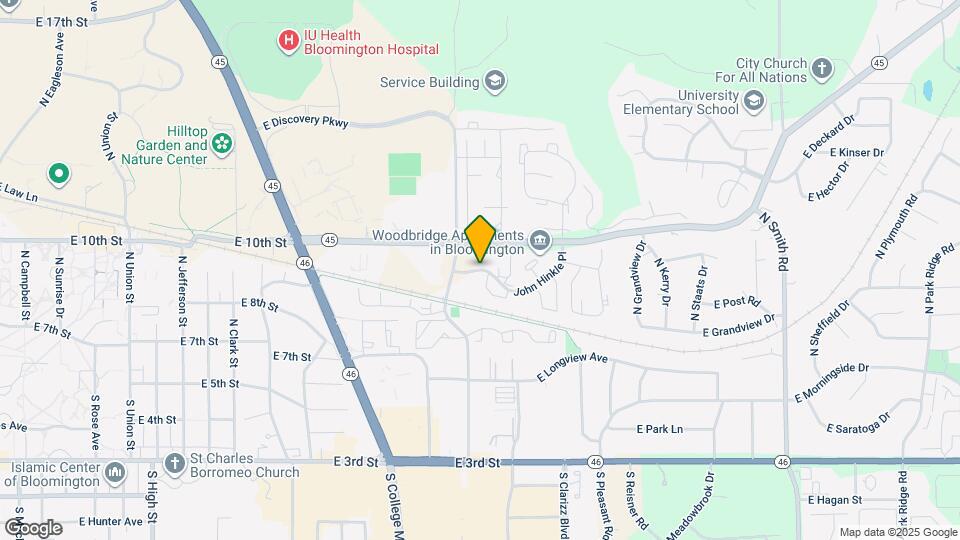 3200 E John Hinkle Pl, Unit 2 Map and Location Details