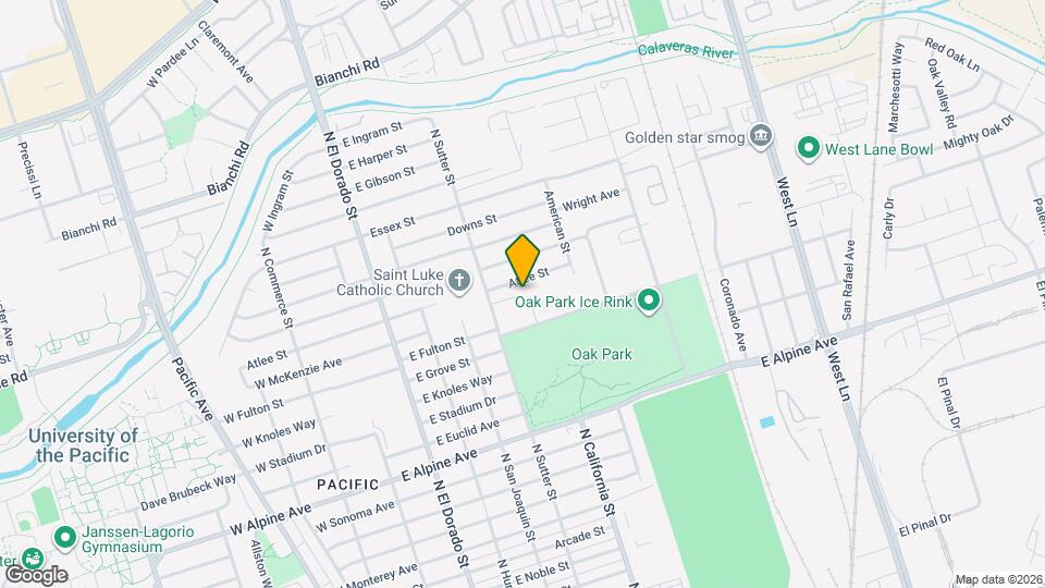 3815 N California St Map and Location Details